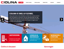 Tablet Screenshot of ciolina.nl